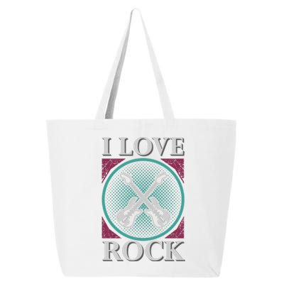 I Love Rock 25L Jumbo Tote