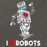 I Love Robots Robot Lover Robotics Engineer Engineering Cotton Canvas Backpack