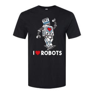 I Love Robots Robot Lover Robotics Engineer Engineering Softstyle CVC T-Shirt