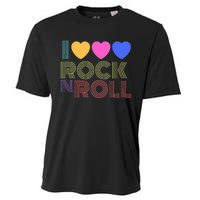 I Love Rock N Roll Music For Fans Young Cooling Performance Crew T-Shirt