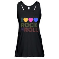 I Love Rock N Roll Music For Fans Young Ladies Essential Flowy Tank