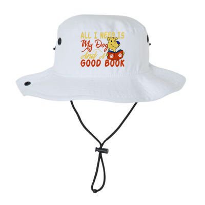 I Love Reading All I Need Is My Dog And A Good Book Cute Gift Legacy Cool Fit Booney Bucket Hat