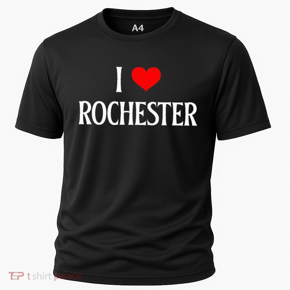 I Love Rochester I Heart Rochester Holiday Travel Souvenir Performance Shirt