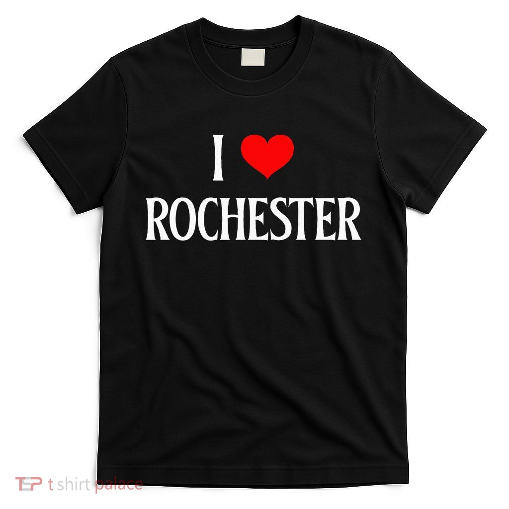 I Love Rochester I Heart Rochester Holiday Travel Souvenir T-Shirt