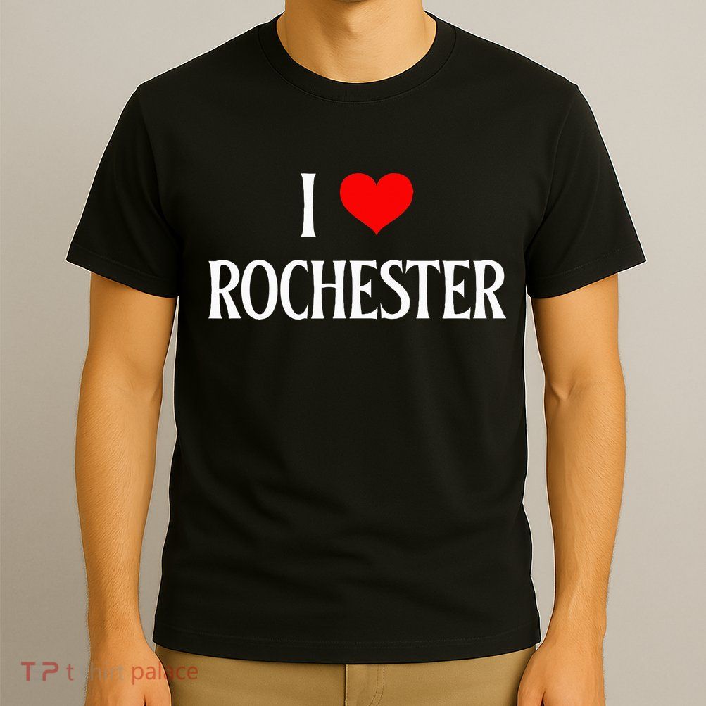 I Love Rochester I Heart Rochester Holiday Travel Souvenir T-Shirt