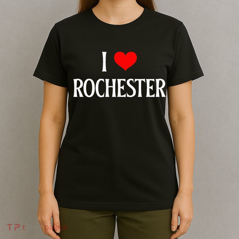 I Love Rochester I Heart Rochester Holiday Travel Souvenir T-Shirt