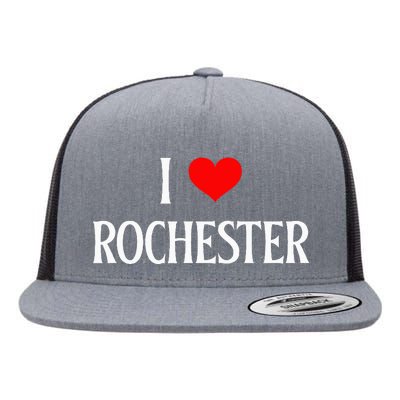 I Love Rochester I Heart Rochester Holiday Travel Souvenir Flat Bill Trucker Hat