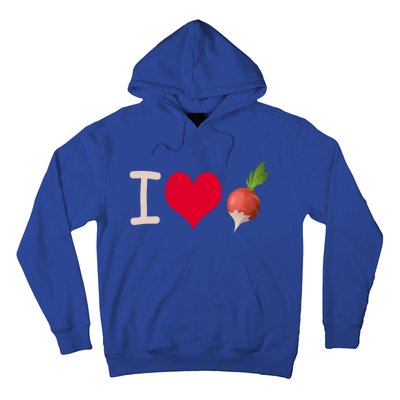 I Love Radish Radishes Gift Hoodie