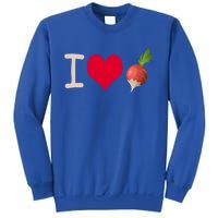 I Love Radish Radishes Gift Sweatshirt