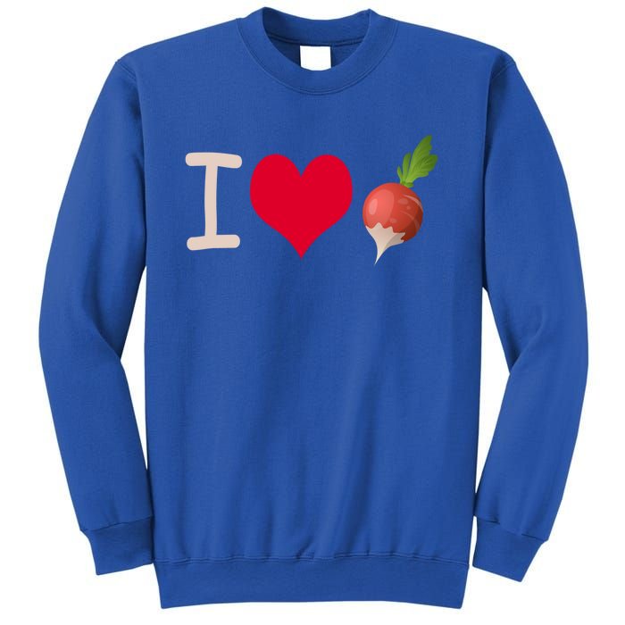 I Love Radish Radishes Gift Sweatshirt