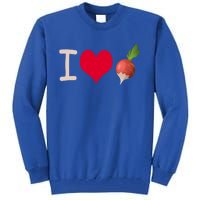 I Love Radish Radishes Gift Tall Sweatshirt