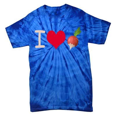 I Love Radish Radishes Gift Tie-Dye T-Shirt