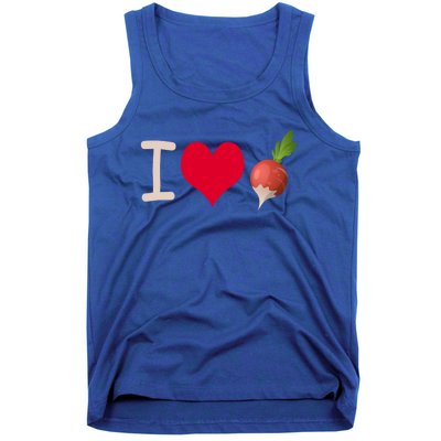 I Love Radish Radishes Gift Tank Top