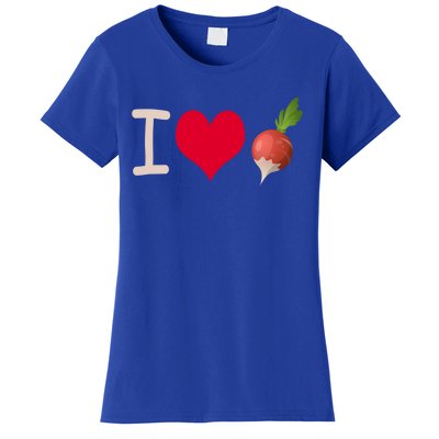 I Love Radish Radishes Gift Women's T-Shirt