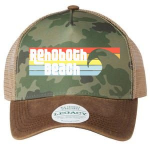 I Love Rehoboth Beach Delaware De Atlantic Wave Legacy Tie Dye Trucker Hat