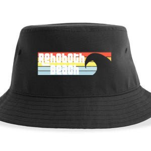 I Love Rehoboth Beach Delaware De Atlantic Wave Sustainable Bucket Hat