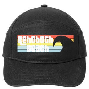 I Love Rehoboth Beach Delaware De Atlantic Wave 7-Panel Snapback Hat