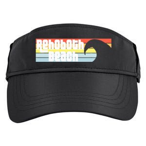 I Love Rehoboth Beach Delaware De Atlantic Wave Adult Drive Performance Visor