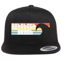 I Love Rehoboth Beach Delaware De Atlantic Wave Flat Bill Trucker Hat