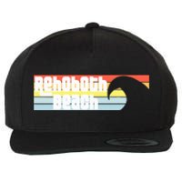 I Love Rehoboth Beach Delaware De Atlantic Wave Wool Snapback Cap