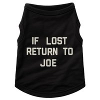 If Lost Return To Joe Doggie Tank