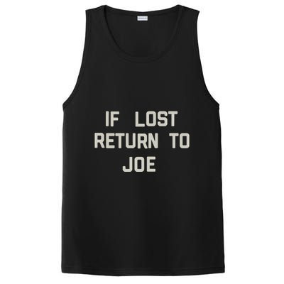 If Lost Return To Joe PosiCharge Competitor Tank