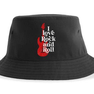 I Love Rock And Roll Sustainable Bucket Hat