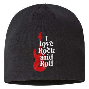 I Love Rock And Roll Sustainable Beanie