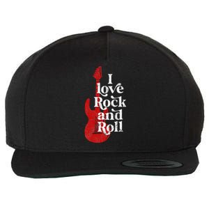 I Love Rock And Roll Wool Snapback Cap