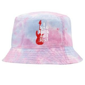 I Love Rock And Roll Tie-Dyed Bucket Hat