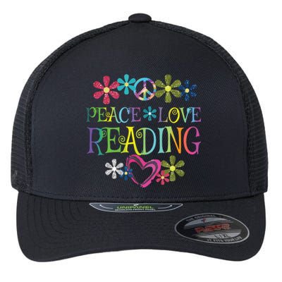 I Love Reading Shirt Book Lovers Gift Reading Club Flexfit Unipanel Trucker Cap