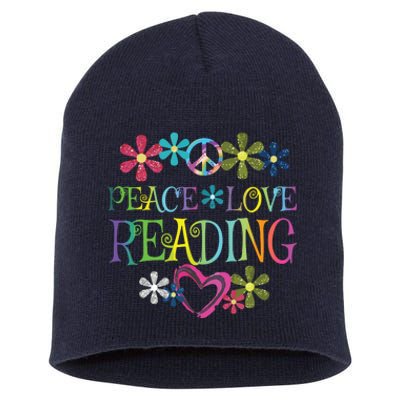 I Love Reading Shirt Book Lovers Gift Reading Club Short Acrylic Beanie