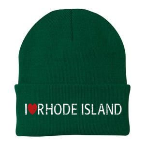 I Love Rhode Island Knit Cap Winter Beanie