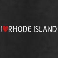 I Love Rhode Island 7 Panel Mesh Trucker Snapback Hat