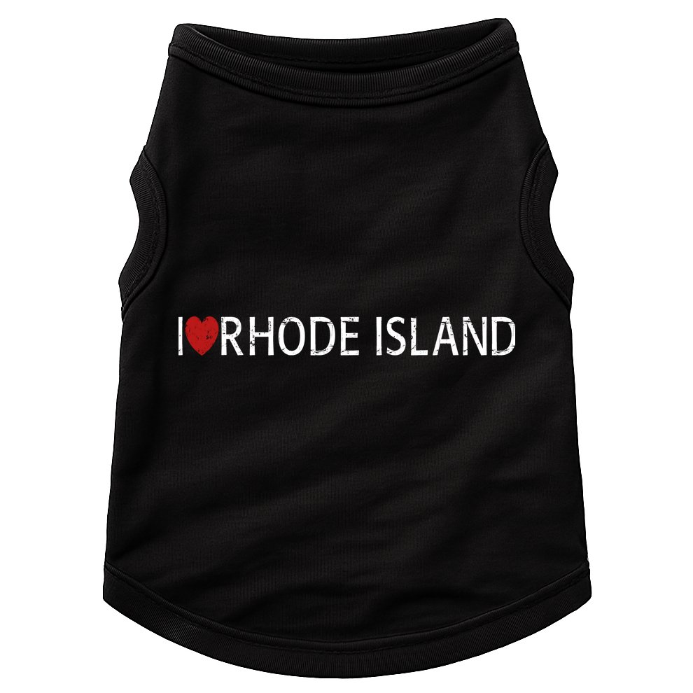 I Love Rhode Island Doggie Tank