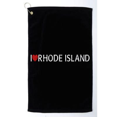 I Love Rhode Island Golf Towel