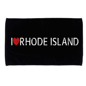 I Love Rhode Island Microfiber Hand Towel