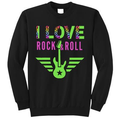 I Love Rock And Roll Guitar Sweatshirt