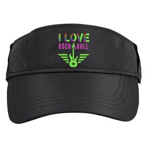 I Love Rock And Roll Guitar Adult Drive Performance Visor