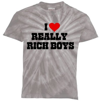 I Love Really Rich Boy Kids Tie-Dye T-Shirt