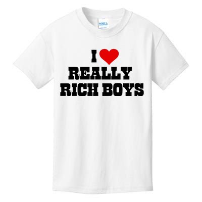 I Love Really Rich Boy Kids T-Shirt