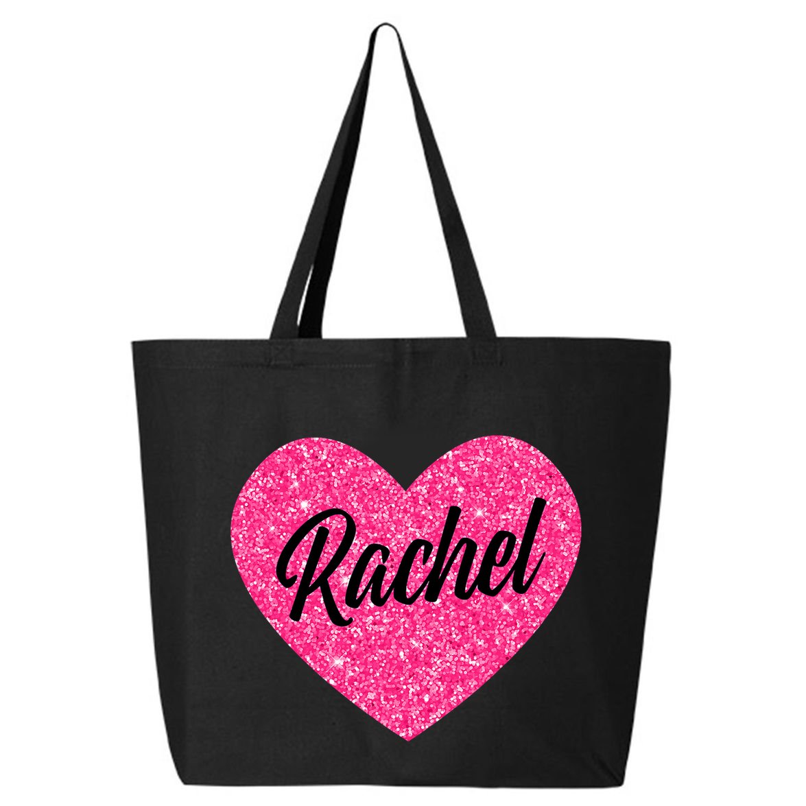 I Love Rachel Cute Rachel Heart For Valentines Day 25L Jumbo Tote
