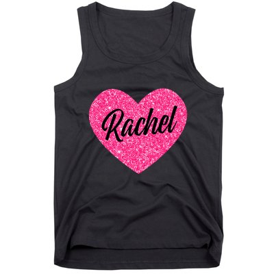 I Love Rachel Cute Rachel Heart For Valentines Day Tank Top