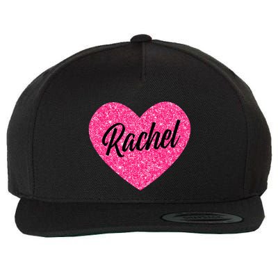 I Love Rachel Cute Rachel Heart For Valentines Day Wool Snapback Cap