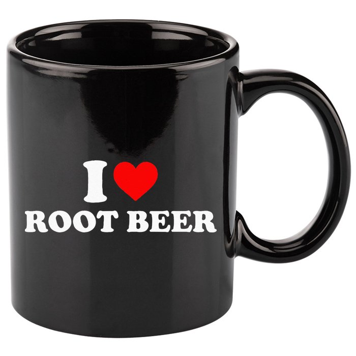 i love root beer root beer 11oz C Handle Ceramic Mug