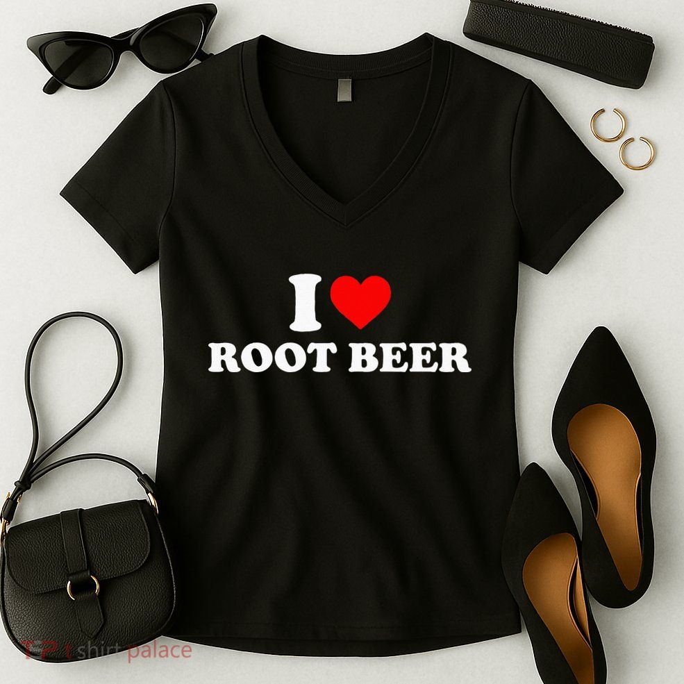 i love root beer root beer Women's V-Neck T-Shirt
