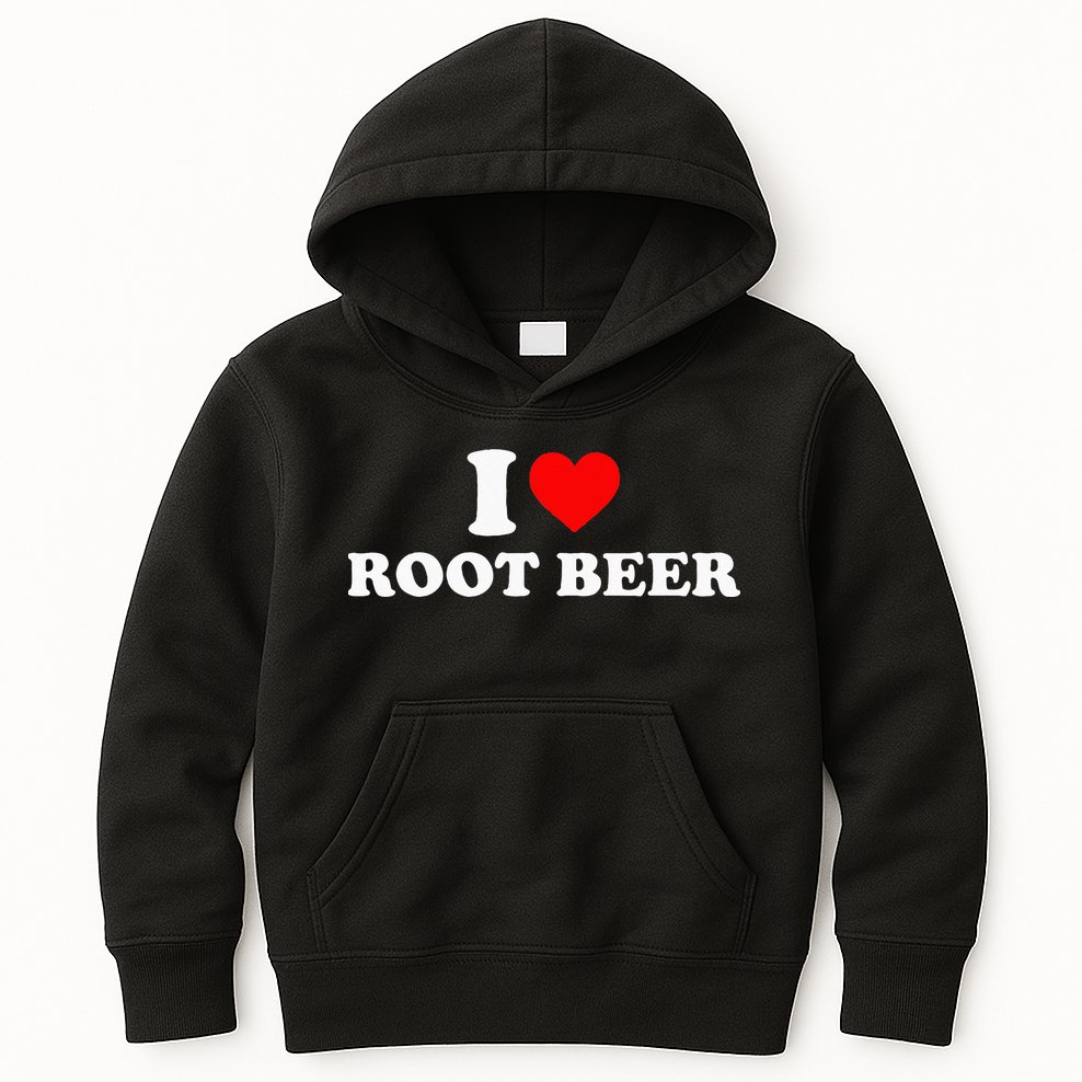 i love root beer root beer Kids Hoodie