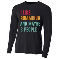 I Like Rummikub And Maybe 3 People Cooling Performance Long Sleeve Crew