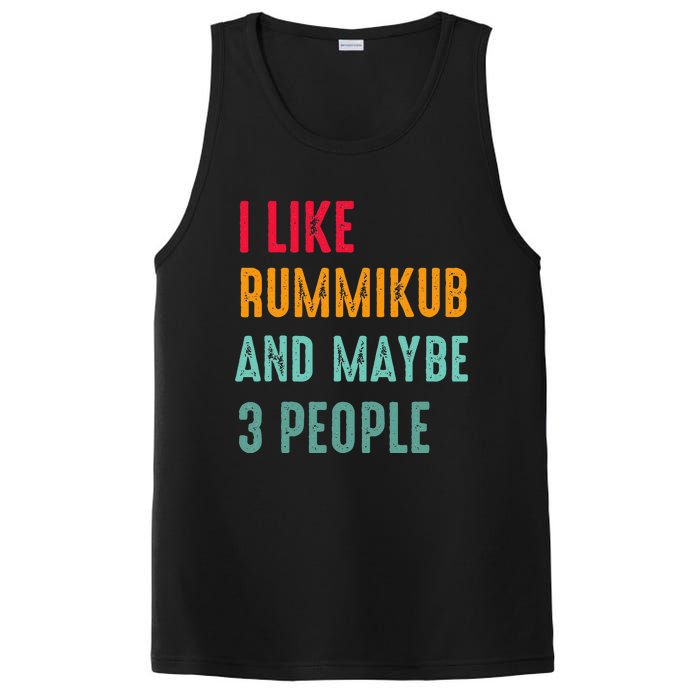 I Like Rummikub And Maybe 3 People PosiCharge Competitor Tank