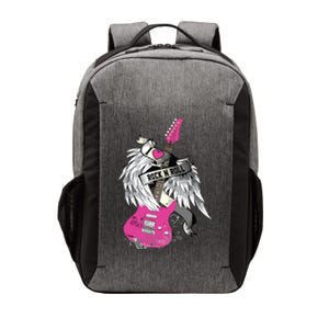 I Love Rock And Roll Guitar Angel Wings Vector Backpack